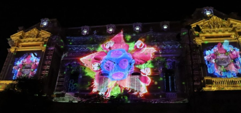 El Palacio Cantón, lienzo del videomapping ‘El jardín secreto’