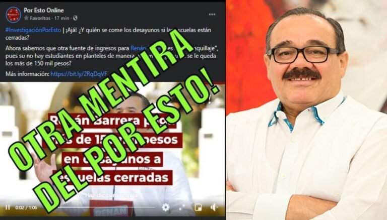 Cuando ya no sabes que más MENTIR por tratar de favorecer a tu candidato priista, Por Esto