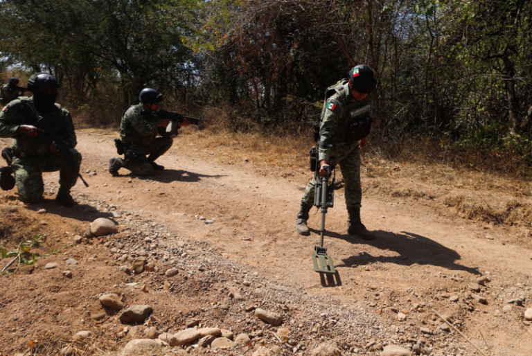 Ejército desactiva más de 250 minas enterradas por el CJNG en Michoacán