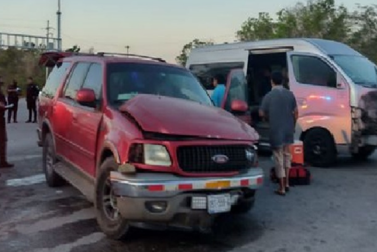 Encontronazo en la Chemax-Cobá deja seis lesionados