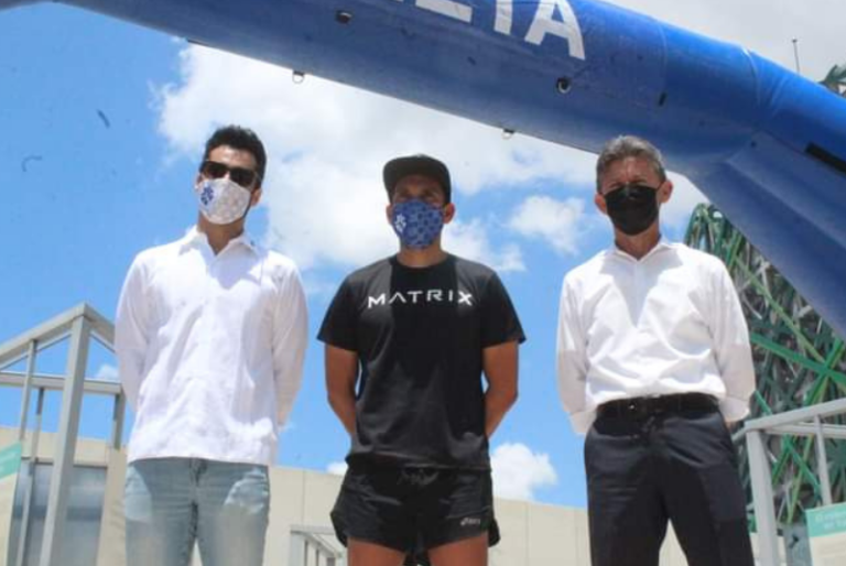 Daniel Almaza, el “Superhuman” llega a Yucatán, tras cruzar todo el país