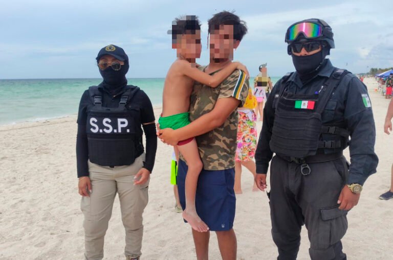 Reportan localización de niño extraviado en malecón de Progreso
