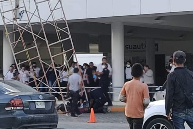 Muere uno de los albañiles electrocutados en edificio de la colonia Pensiones de Mérida