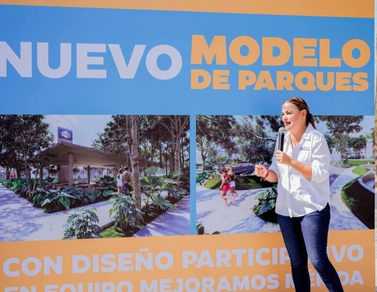 Cecilia Patrón propone nuevo modelo de parques en Mérida