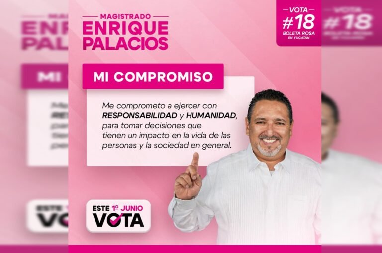 Jesús Enrique Palacios Iniestra: “Es momento de decidir por una justicia más cercana, más humana y más firme”