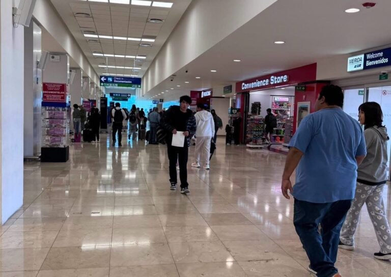 Aeropuerto de Mérida se alista para temporada vacacional con mayor flujo de viajeros