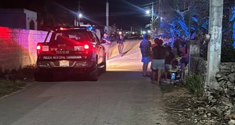 Hombre es baleado en la puerta de su casa en Tzucacab