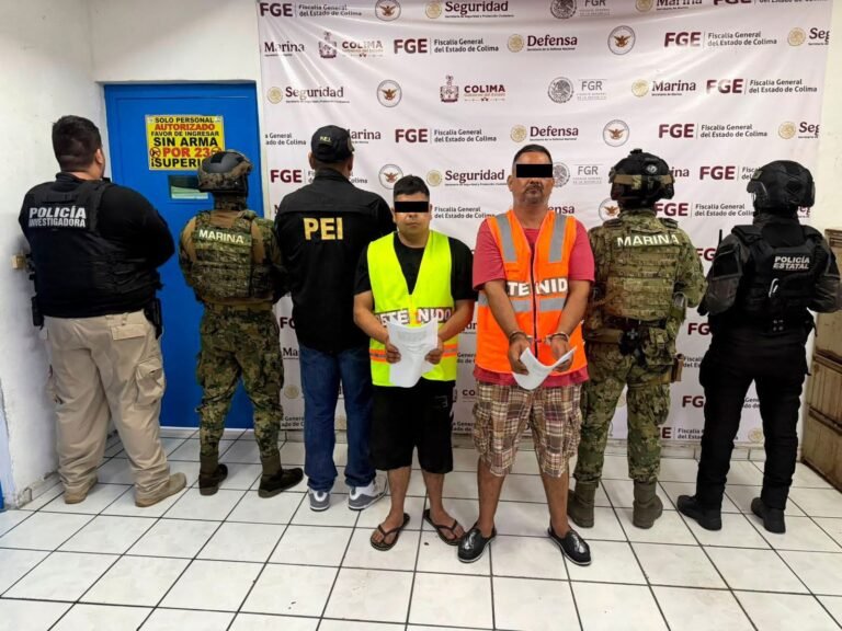 Capturan en Colima a dos presuntos implicados en ataque armado contra mujer en Mérida