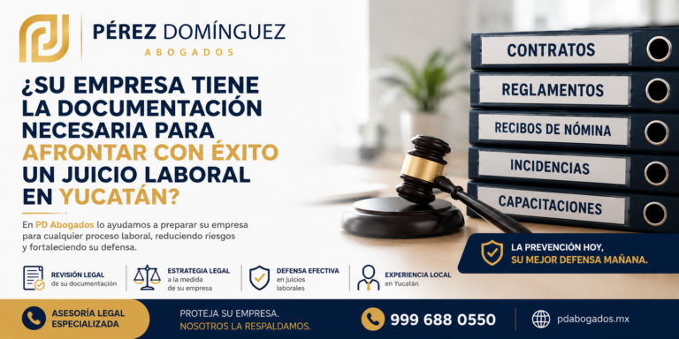 ¿Su empresa tiene la documentación necesaria para afrontar con éxito un juicio laboral en Yucatán?